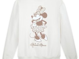 Minnie Mouse Signature Pullover Sweatshirt for Adults – Beige – Exclusive now available