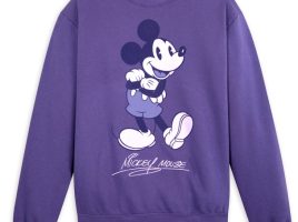 Mickey Mouse Signature Pullover Sweatshirt for Adults – Purple – Exclusive is here now