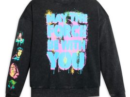 ”May the Force Be with You” Pullover Sweatshirt for Adults by Ashley Eckstein – Star Wars now out