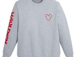 Mickey Mouse Icon Steady State Crew Pullover for Men by lululemon – Gray is available online