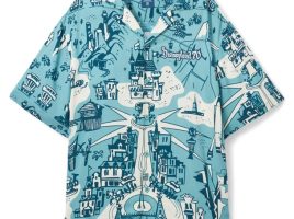 Disneyland 70th Anniversary Woven Shirt for Adults is available online for purchase