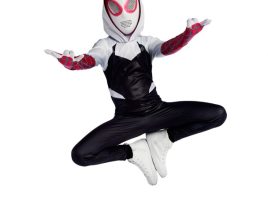 Spider-Gwen Costume for Kids – Spider-Man Across the Spider-Verse is now out for purchase