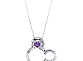 Mickey Mouse February Birthstone Necklace for Women – Amethyst released today