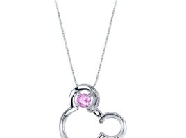 Mickey Mouse October Birthstone Necklace for Women – Pink Sapphire has hit the shelves