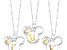 Mickey Mouse Icon with Initial Necklace has hit the shelves