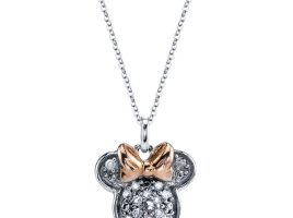 Minnie Mouse Icon Diamond Necklace is now available