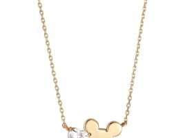 Mickey Mouse Icon and Heart Necklace is now out for purchase