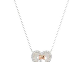 Minnie Mouse Mother of Pearl Heart Necklace was released today