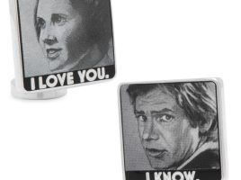 Princess Leia and Han Solo Cufflinks now available