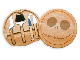 Jack Skellington Cheese Board and Tools Set is now available for purchase