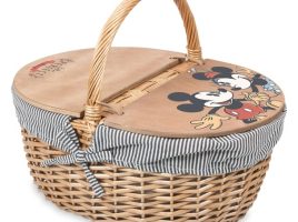 Mickey and Minnie Mouse Picnic Basket is available online for purchase