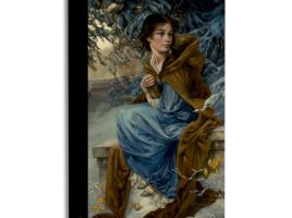 ”Love Blooms in Winter” Giclée on Canvas by Heather Edwards is available online for purchase
