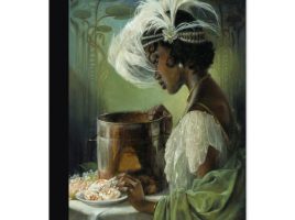 Tiana ”Dig a Little Deeper” Giclée on Canvas by Heather Edwards now out for purchase