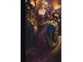 Rapunzel ”I See the Light” Canvas Giclée on Canvas by Heather Edwards is now available for purchase