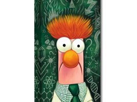 The Muppets ”Beaker” Giclée on Canvas by Tim Rogerson available online for purchase