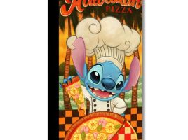 Stitch ”Hawaiian Pizza” Giclée on Canvas by Tim Rogerson now available