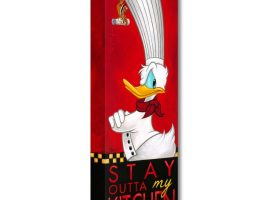 Donald Duck ”Stay Outta My Kitchen” Giclée on Canvas by Tim Rogerson – Buy It Today!