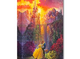 Beauty and the Beast ”Spring Dance” Giclée on Canvas by Rodel Gonzalez – Limited Edition – Buy Now