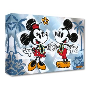 Mickey and Minnie Mouse ''This is Bliss'' Giclée on Canvas by Trevor Carlton - Limited Edition