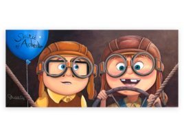 Up ”Adventure Awaits” Giclée by Michelle St.Laurent  – 9” x 20” – Limited Edition available online