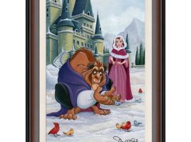 Beauty and the Beast ”Gentle Beast” by Michelle St.Laurent Framed Canvas Artwork – Limited Edition is available online for purchase