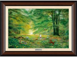 Winnie the Pooh ”The Knighting of Pooh” by Peter & Harrison Ellenshaw Framed Canvas Artwork – Limited Edition here now