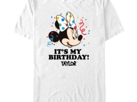 Minnie Mouse ”It’s My Birthday” T-Shirt – Customized | Disney Store now available online