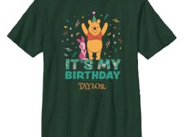Winnie the Pooh and Piglet ”It’s My Birthday” Party Matching T-Shirt – Customized | Disney Store is here now