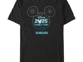 Mickey Mouse Icon ”Disney Family Trip 2025” T-Shirt – Customized | Disney Store was released today