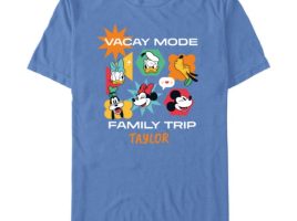 Mickey Mouse and Friends ”Vacay Mode Family Trip” T-Shirt – Customized | Disney Store – Buy Online Now