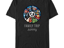 Avengers ”Family Trip” T-Shirt – Customized | Disney Store is now out for purchase