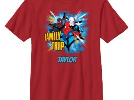 Spider-Man, Miles Morales and Ghost-Spider ”Family Trip” T-Shirt – Customized | Disney Store has hit the shelves for purchase