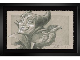 Maleficent ”A Most Gratifying Day” Framed Print by Heather Edwards – Sleeping Beauty – Signed Limited Edition can now be purchased online