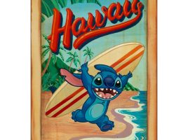 Stitch ”Surf’s Up” Canvas Artwork by Trevor Carlton – Limited Edition is here now
