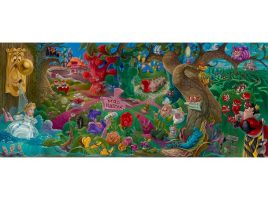 Alice in Wonderland ”Wonderland” Gallery Wrapped Canvas by Jared Franco – Signed Limited Edition now available
