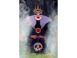 Snow White and the Seven Dwarfs ”Evil Queen” Gallery Wrapped Canvas by Liana Hee – Signed Limited Edition now out for purchase