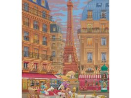 Mickey Mouse and Friends ”New York to Paris” Gallery Wrapped Canvas by Manuel Hernandez – Limited Edition is now out