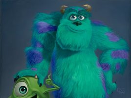 Monsters Inc. “Mike and Sulley” Gallery Wrapped Canvas by Jared Franco – Limited Edition has hit the shelves for purchase