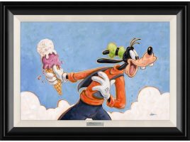 Goofy ”Goofy’s Treat” Framed Canvas by Randy Noble – Limited Edition is now available online