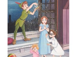 Peter Pan ”Just a Little Pixie Dust” Gallery Wrapped Canvas by Michelle St.Laurent – Limited Edition now available for purchase