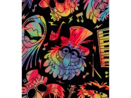 The Electric Mayhem ”Psychedelic Mayhem” Gallery Wrapped Canvas by Beau Hufford – The Muppet Show – Limited Edition – Buy It Today!