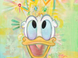 Donald Duck ”Dignified Duck” Gallery Wrapped Canvas by Dom Corona – Limited Edition is available online
