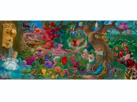 Alice in Wonderland ”Wonderland” Gallery Wrapped Canvas by Jared Franco – Limited Edition now available for purchase