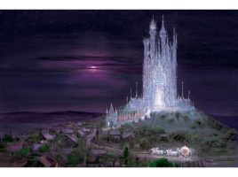 Cinderella ”Glass Castle” Gallery Wrapped Canvas by Peter Ellenshaw – Limited Edition is now available online