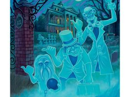 Hitchhiking Ghosts ”Welcome Foolish Mortals” Gallery Wrapped Canvas by Tim Rogerson – Limited Edition has hit the shelves for purchase