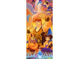 Hercules ”Zero to Hero” Gallery Wrapped Canvas by Tim Rogerson – Limited Edition here now