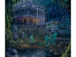 The Haunted Mansion ”Dearly Beloved Pets” Gallery Wrapped Canvas by James Crouch – Limited Edition is available online