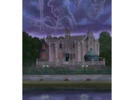 The Haunted Mansion ”Midnight Waltz” Gallery Wrapped Canvas by Michael Provenza – Limited Edition was released today