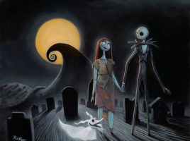 The Nightmare Before Christmas ”Forevermore” Gallery Wrapped Canvas by Rob Kaz – Signed Limited Edition is now available for purchase