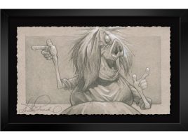 Madam Mim ”I’m Afraid I’ll Have to Destroy You” Framed Print by Heather Edwards – The Sword in the Stone – Signed Limited Edition – Purchase Online Now